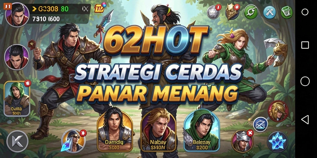 Screenshot gameplay 62HOT yang menggambarkan aksi strategi intens.