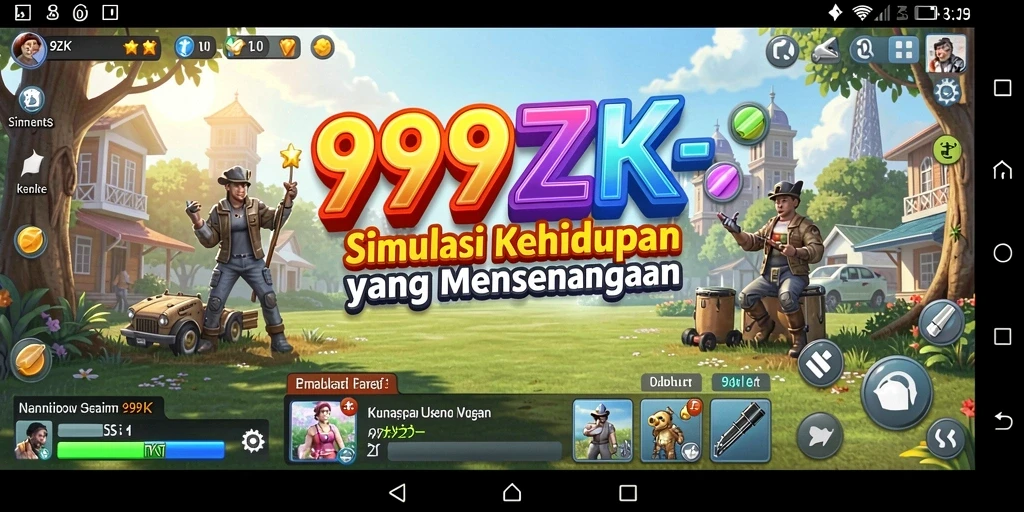 Gameplay menarik di dunia simulasi 999ZK.