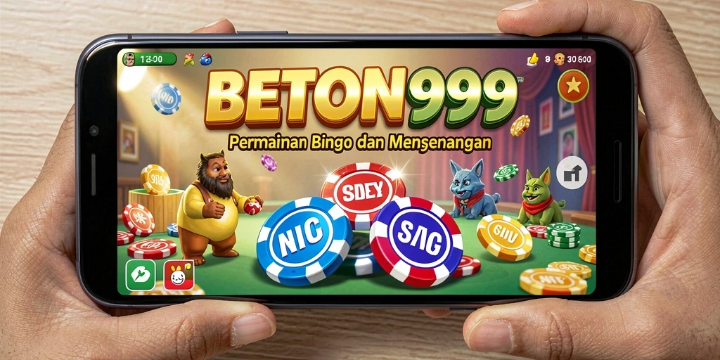 Tampilan gameplay seru dan menarik dari permainan Bingo BETON999.