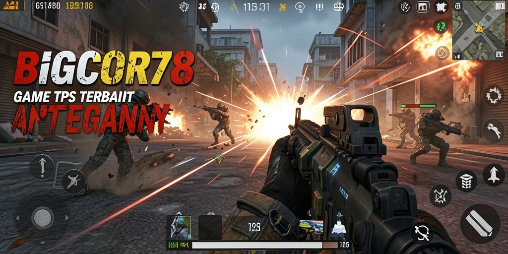 Tampilan gameplay epik dari BIGCOR78 dengan aksi menegangkan.