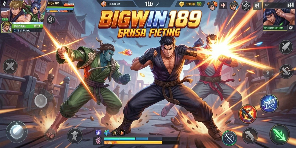 Tampilan pertarungan epik dalam BIGWIN189, menguji keterampilan pemain.