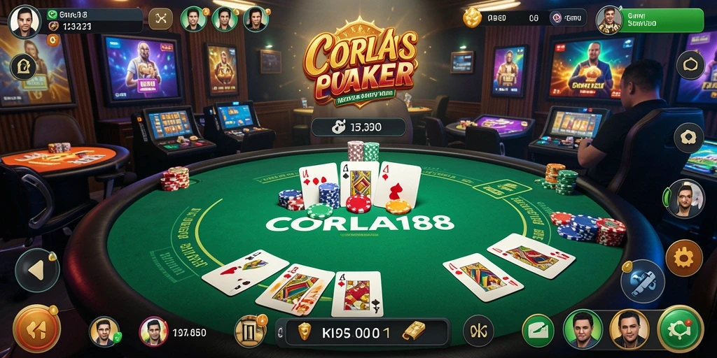 Screenshot gameplay poker yang menarik dari CORLA188.