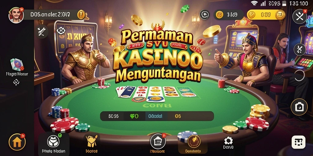 Tampilan gameplay D06 yang mendebarkan dan penuh warna.