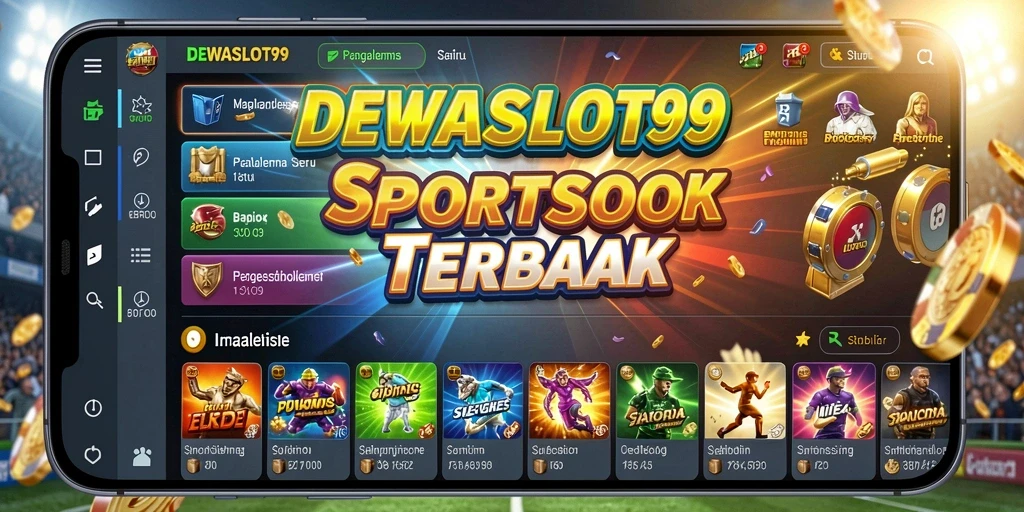 Tampilan gameplay menarik DEWASLOT99 dengan fitur Sportsbook.