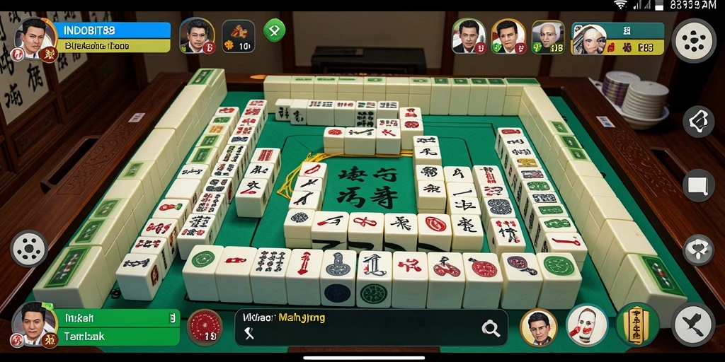 Tampak antarmuka menarik dari game Mahjong INDOBIT88.