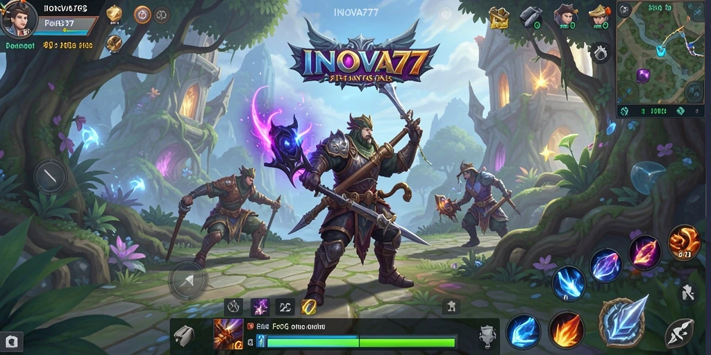 Tampilan layar permainan <strong>INOVA77</strong> yang penuh aksi dan petualangan.