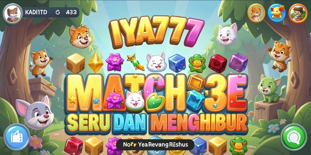 Tampilan gameplay IYA777 yang menarik dan penuh warna.