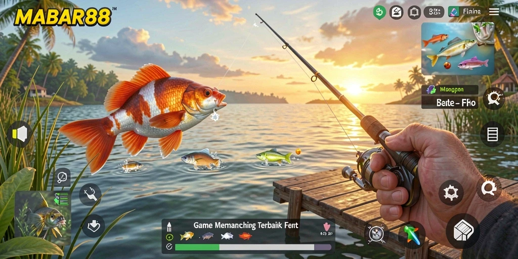 Screenshot MABAR88 menampilkan pengalaman memancing yang mengasyikkan dan aksinya.