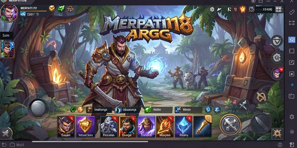 Tampilan gameplay MERPATI178 yang seru dalam petualangan ARPG.