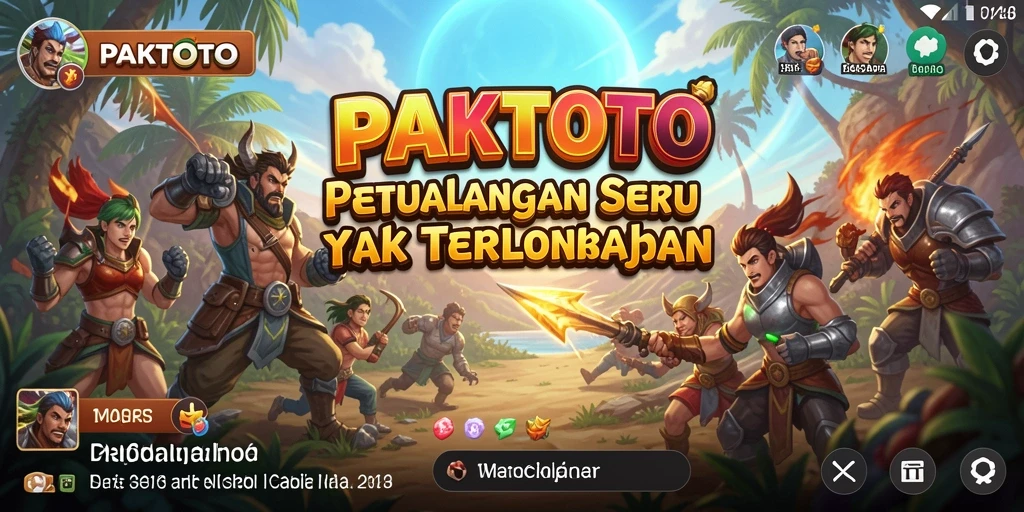 Gameplay seru PAKTOTO dengan petualangan tak terbatas.