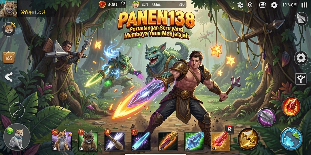 Tampilan gameplay PANEN138 yang penuh petualangan dan tantangan.