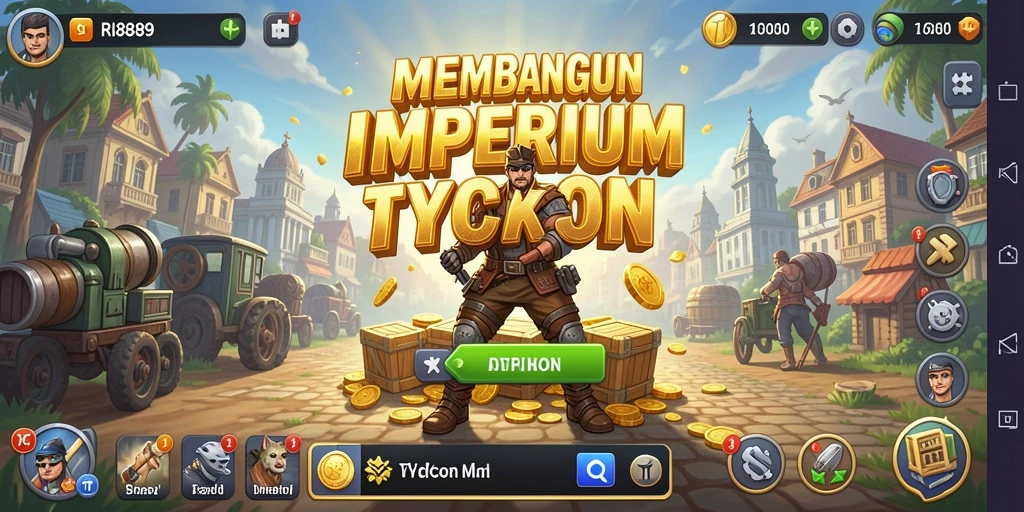 Gameplay menarik dari RI889 yang menggambarkan strategi Tycoon.
