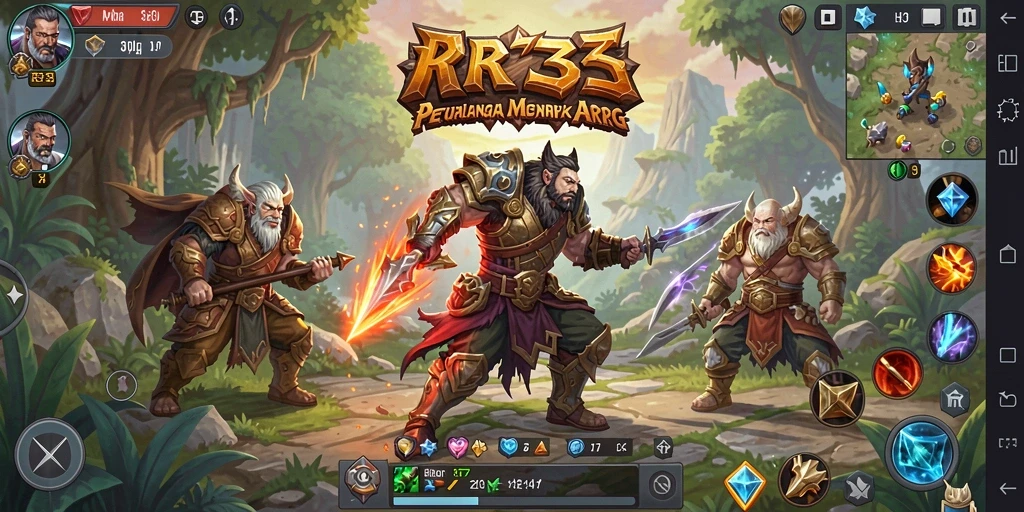 Gameplay mendebarkan dalam RR33 dengan elemen ARPG yang kuat.