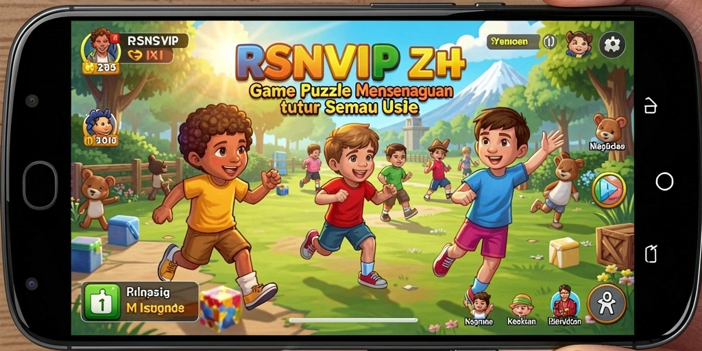 Tampilan gameplay RSNVIP yang menantang dan menarik.