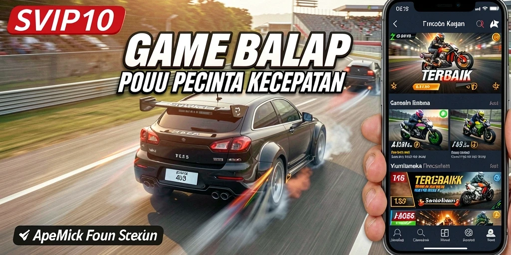 Tampilan gameplay menarik dari balapan di SVIP10.
