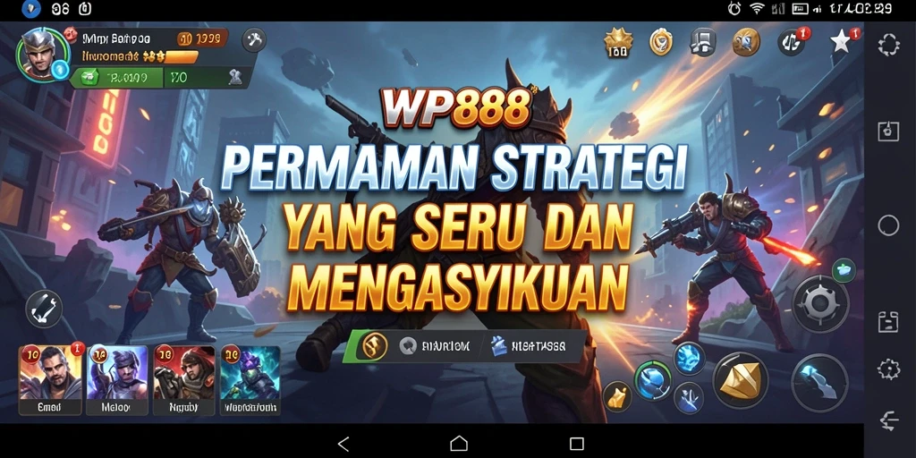 Screenshot gameplay WP888 menampilkan aksi strategi yang seru dan mendebarkan.