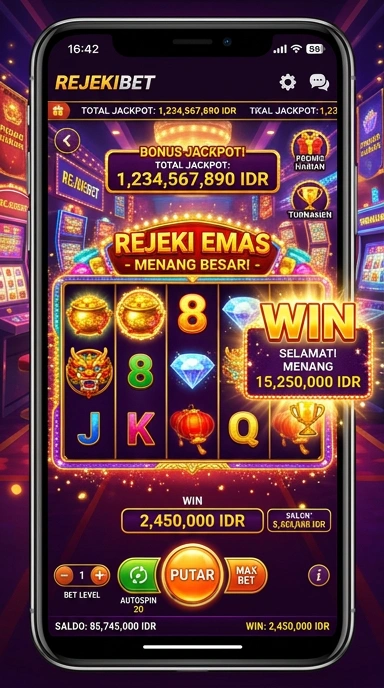 Tangkapan layar menunjukkan berbagai kategori aplikasi di rejekibet.